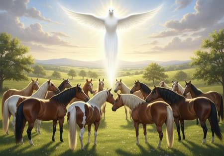 Preghiera allo Spirito Santo per il Legame tra Uomo e Cavallo