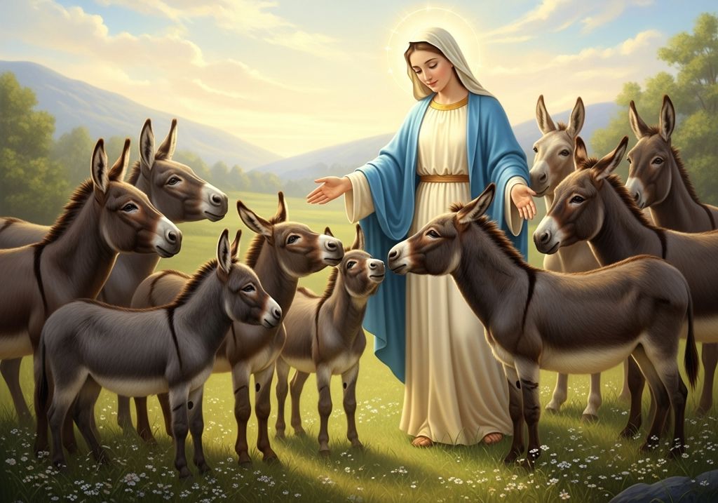Preghiera alla Madonna per la Protezione degli Asini