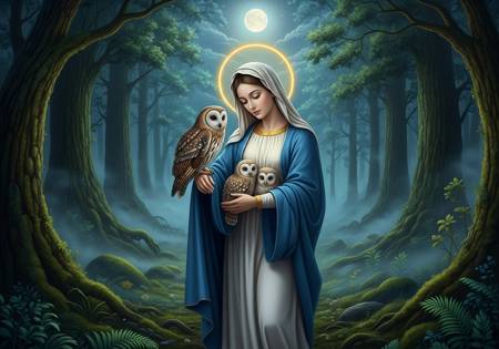 Preghiera alla Madonna per la Protezione dei Gufi