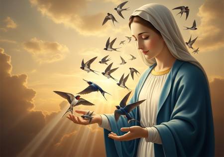 Preghiera alla Madonna per la Protezione dei nidi di Rondine