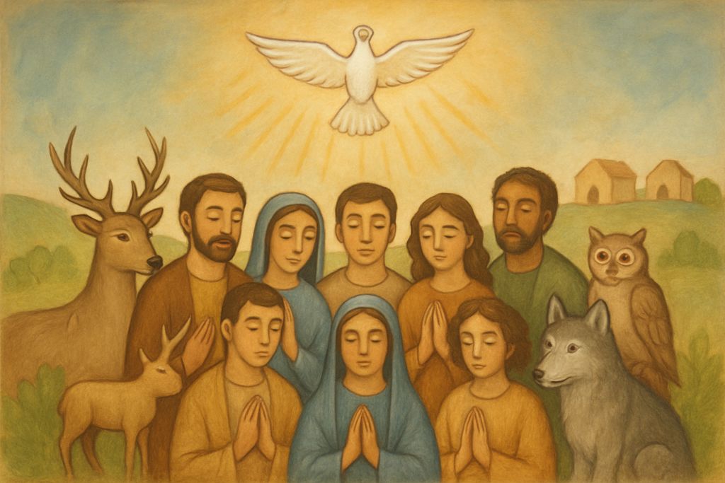 Preghiera allo Spirito Santo per la Comunione tra Animali guida e Umani