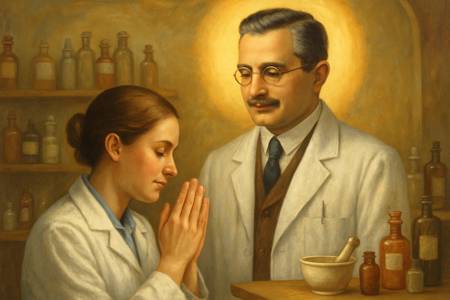 Ringraziamento a San Giuseppe Moscati per la devozione dei Farmacisti