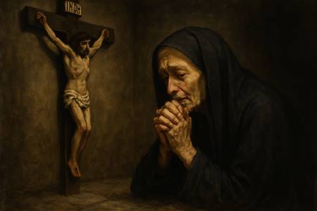 Lamento a Cristo Crocifisso per le Vedove che sperimentano la solitudine
