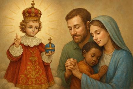 Benedizione a Gesù Bambino di Praga per le Famiglie adottive