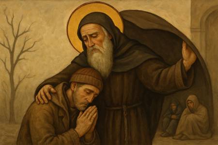 Implorazione a Sant'Egidio Abate per la protezione dei Senza dimora
