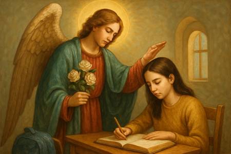 Angelus con l'Arcangelo Barachiele per la benedizione degli Studenti fuori sede