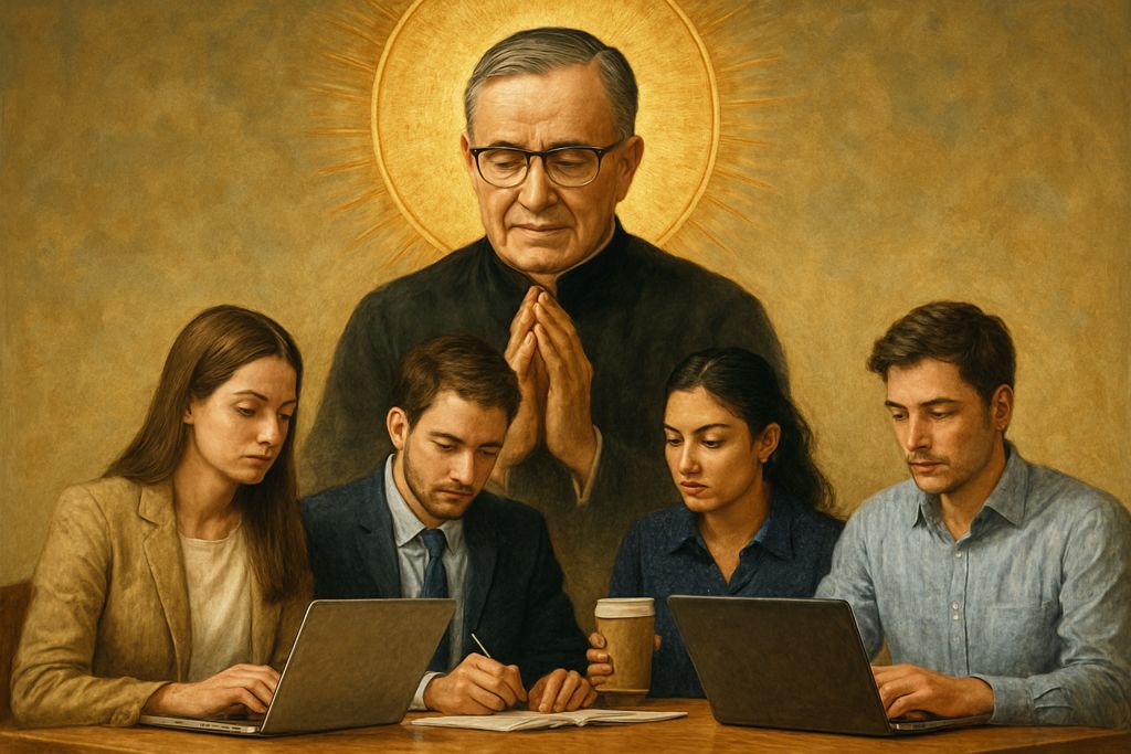 Intercessione a San Josemaría Escrivá per la santificazione del lavoro dei Liberi professionisti