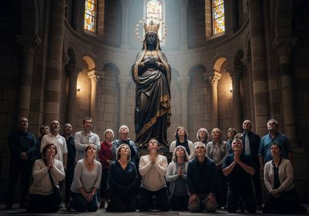 Ora Media alla Madonna Nera di Montserrat per la fede dei Pellegrini