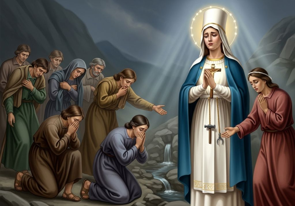 Pianto di conversione alla Madonna di La Salette per i Peccatori