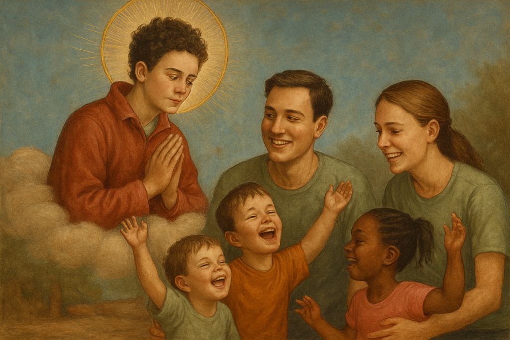 Invocazione a San Carlo Acutis per la gioia dei bambini