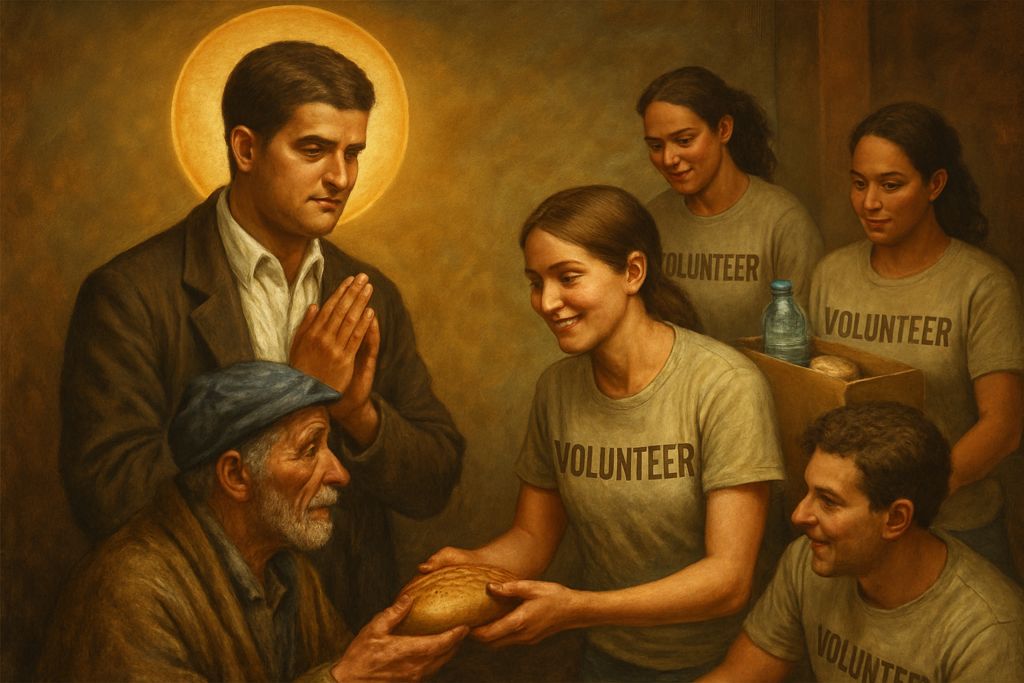 Offerta del Giorno con San Pier Giorgio Frassati per i Volontari