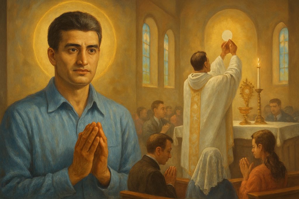 Invocazione a San Pier Giorgio Frassati per l'amore all'Eucaristia nelle Parrocchie