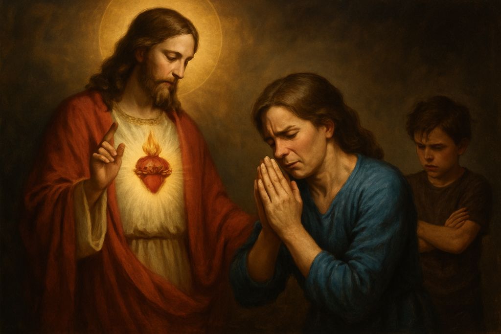 Preghiera intensa al Sacro Cuore di Gesù per le Mamme di figli ribelli