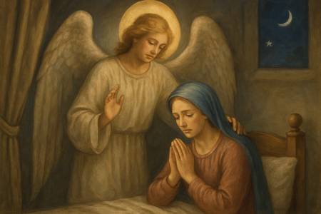 Compieta con l'Angelo Custode per la Madre preoccupata per la notte
