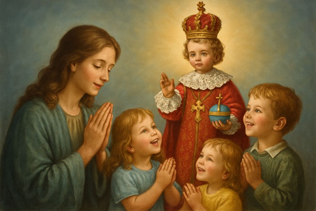 Offerta del giorno a Gesù Bambino di Praga per i Figli piccoli