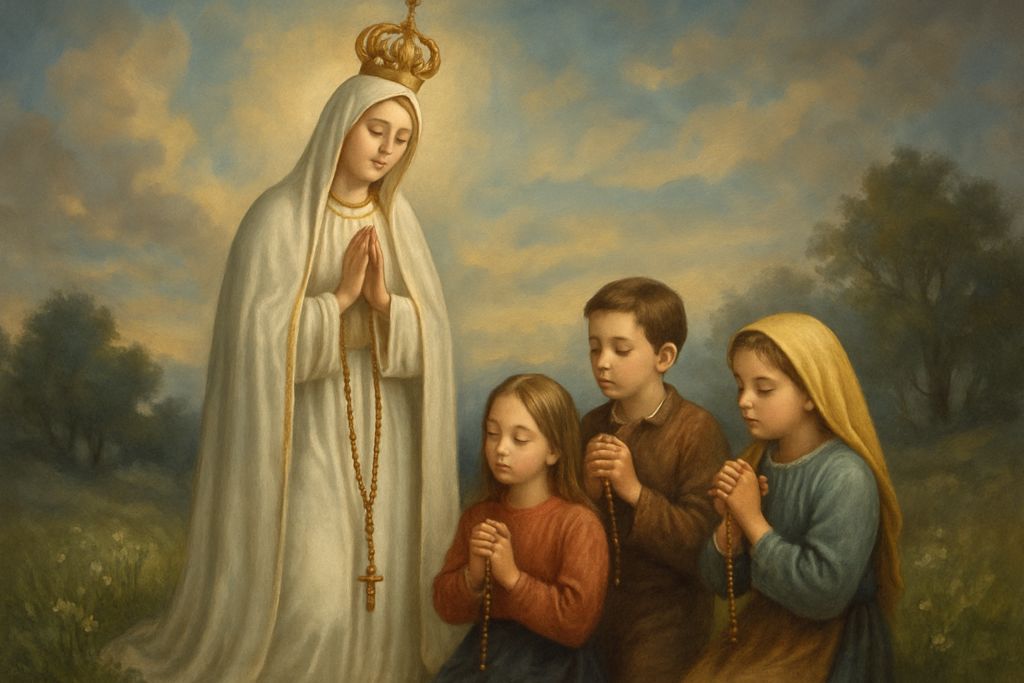 Rosario condiviso con la Madonna di Fatima per la pace nel cuore dei Figli