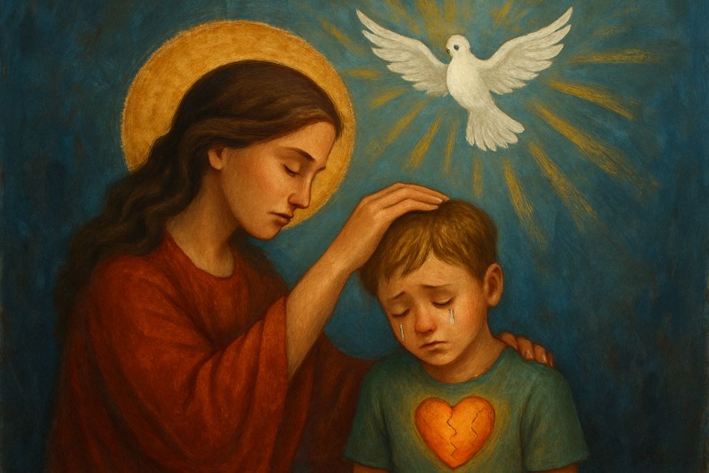 Preghiera del cuore allo Spirito Santo per la guarigione delle ferite emotive dei Figli