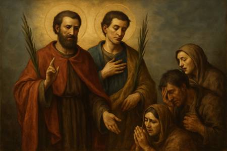 Atto di Fede con i Santi Proto e Giacinto per la perseveranza nella prova