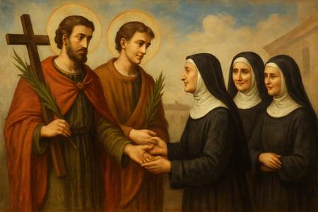 Dialogo semplice con i Santi Proto e Giacinto per l'unità nelle Comunità religiose