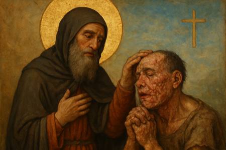 Preghiera del cuore a San Pafnuzio per le Persone sfigurate o mutilate