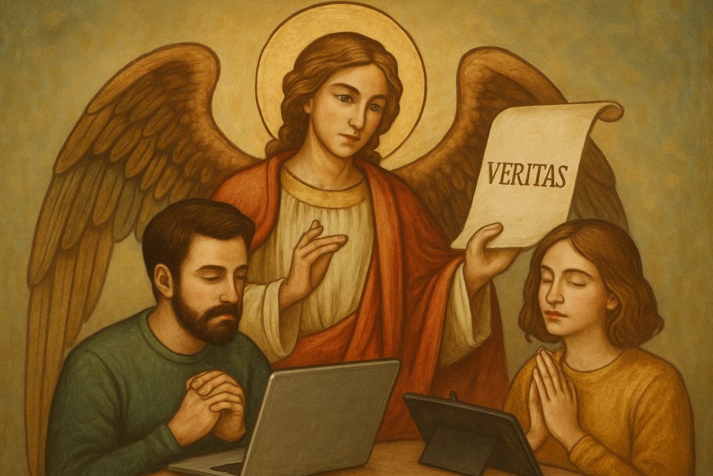 Benedizione con l'Arcangelo Gabriele per i Comunicatori e Creativi Digitali