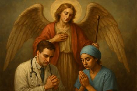 Intercessione a San Raffaele Arcangelo per Medici e Infermieri