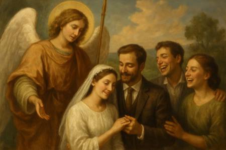 Ringraziamento a San Raffaele per un incontro d'amore felice