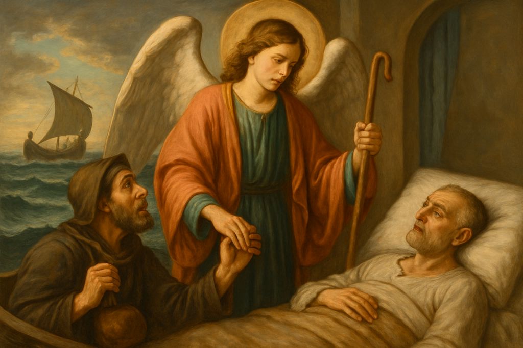 Offerta del giorno con San Raffaele per i viaggiatori e i malati