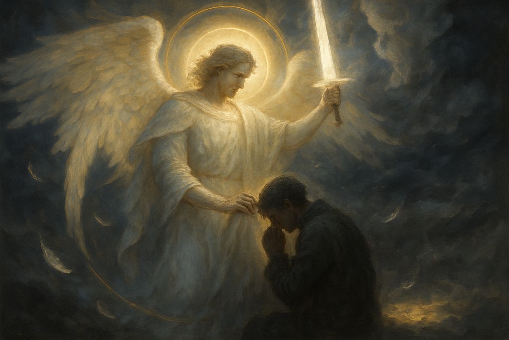 Dialogo semplice con San Michele per il coraggio nelle prove della fede