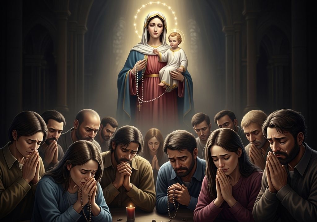 Preghiera del cuore alla Madonna del Rosario per la conversione dei peccatori