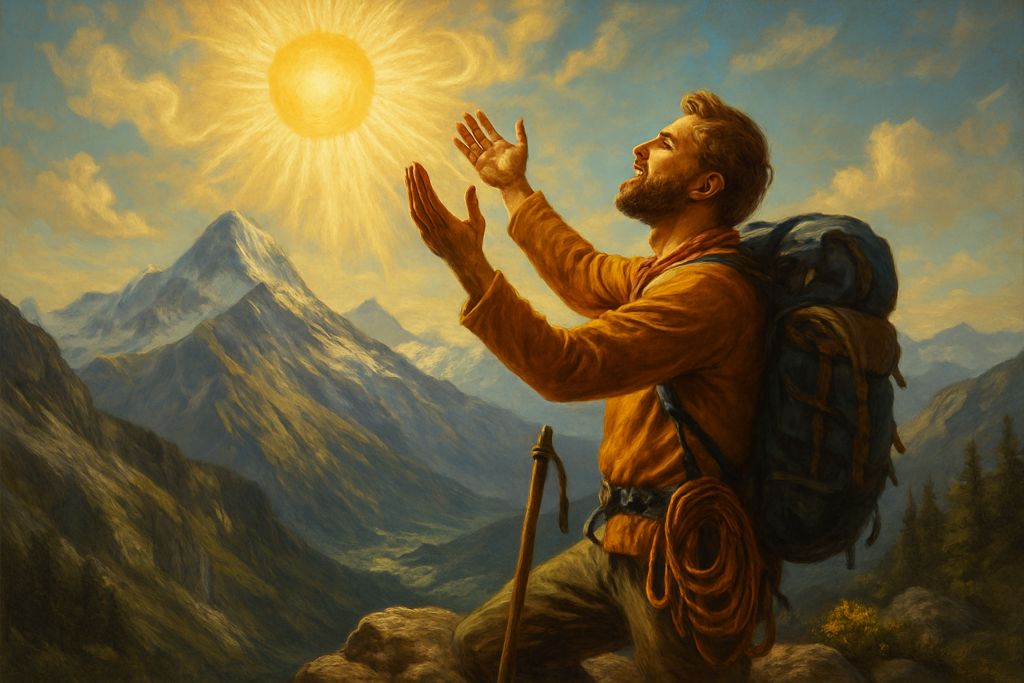 Glorificazione a Dio Creatore per la bellezza delle montagne