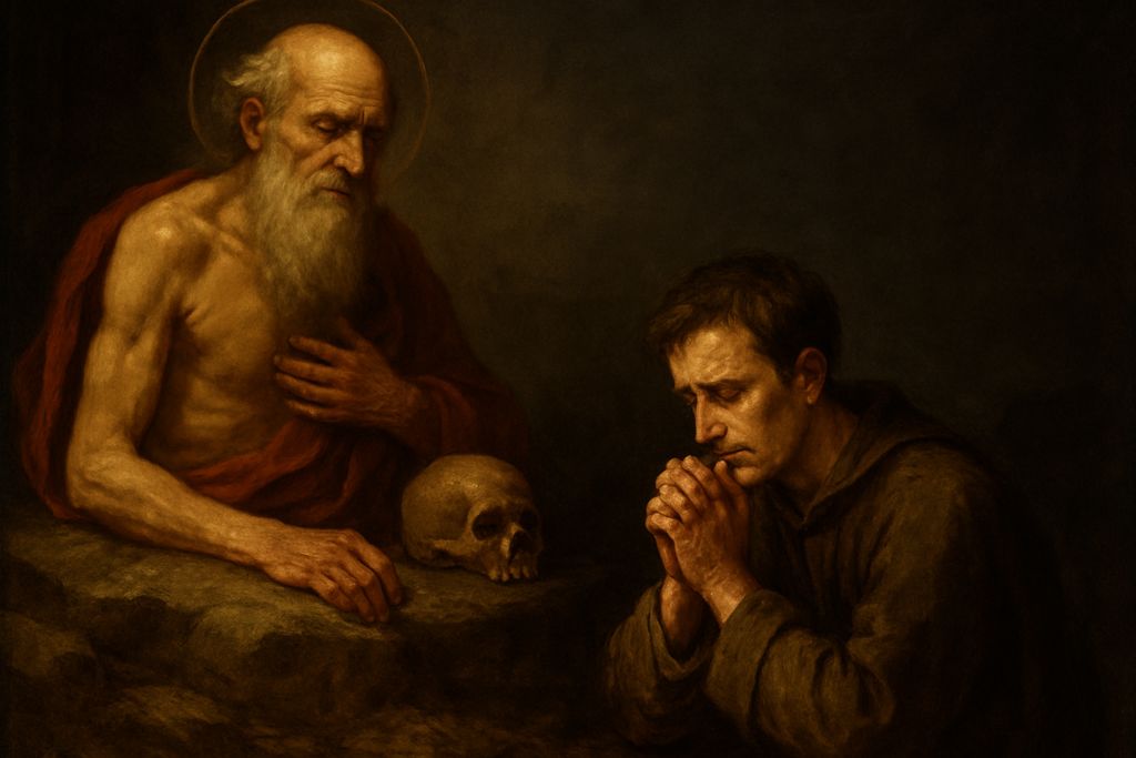 Lamento a Dio con San Girolamo per i momenti di aridità spirituale