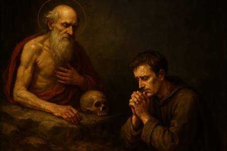 Lamento a Dio con San Girolamo per i momenti di aridità spirituale