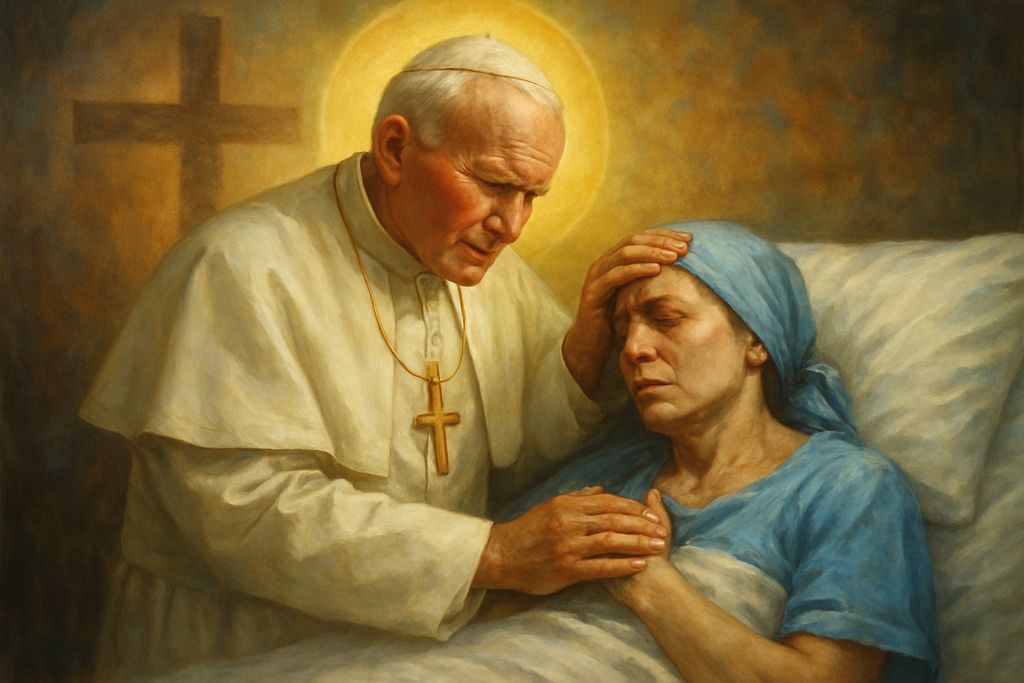 Preghiera intensa a San Giovanni Paolo II per la forza dei Malati