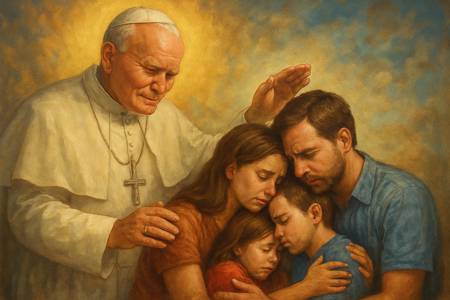 Intercessione a San Giovanni Paolo II, Papa della Famiglia, per le Famiglie in crisi