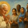 Preghiera comunitaria con San Giovanni Paolo II per la Giornata Missionaria Mondiale
