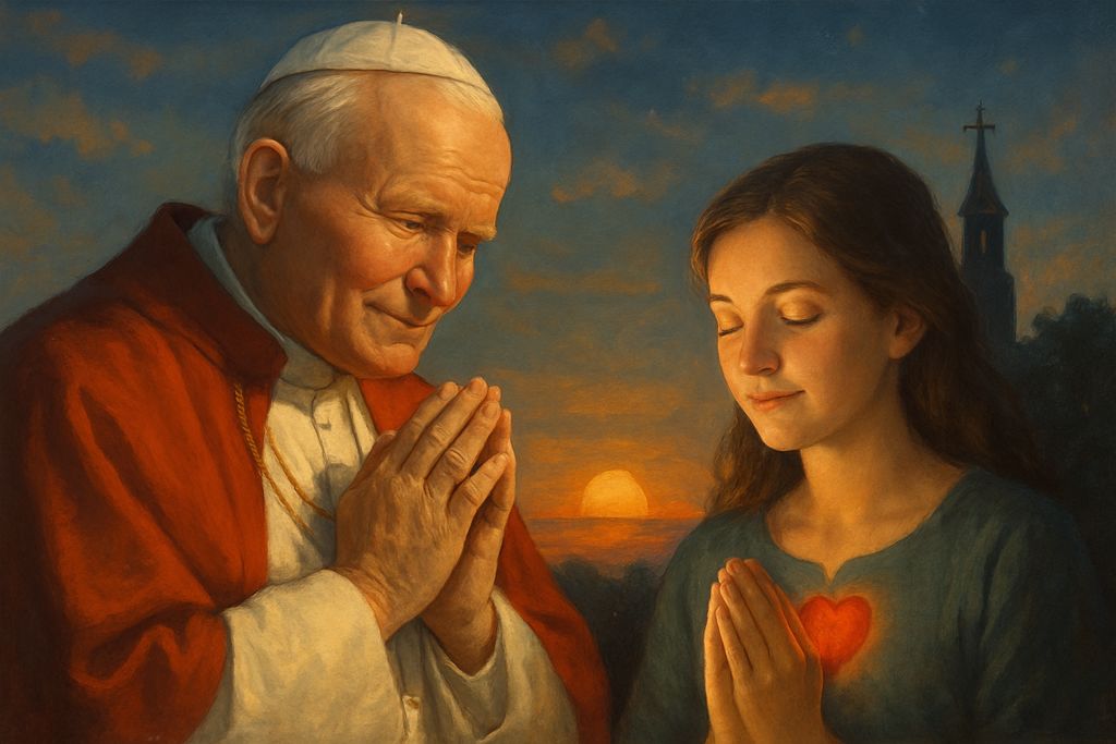 Ringraziamento serale per la testimonianza di San Giovanni Paolo II
