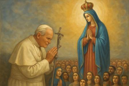 Canto ripetuto "Totus Tuus" a San Giovanni Paolo II