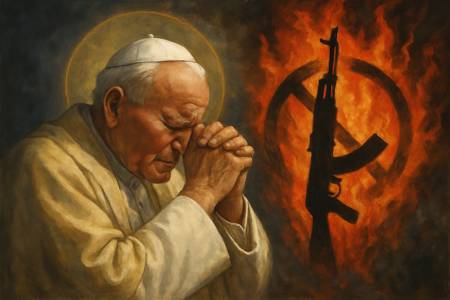 Preghiera intensa a San Giovanni Paolo II per la fine del terrorismo