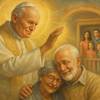 Benedizione con San Giovanni Paolo II per i nonni