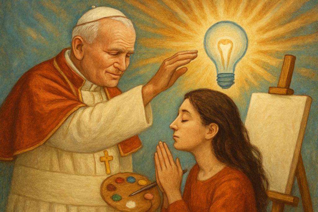 Preghiera a San Giovanni Paolo II per gli artisti