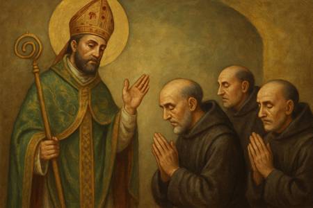 Invocazione a San Donato per la perseveranza dei Monaci