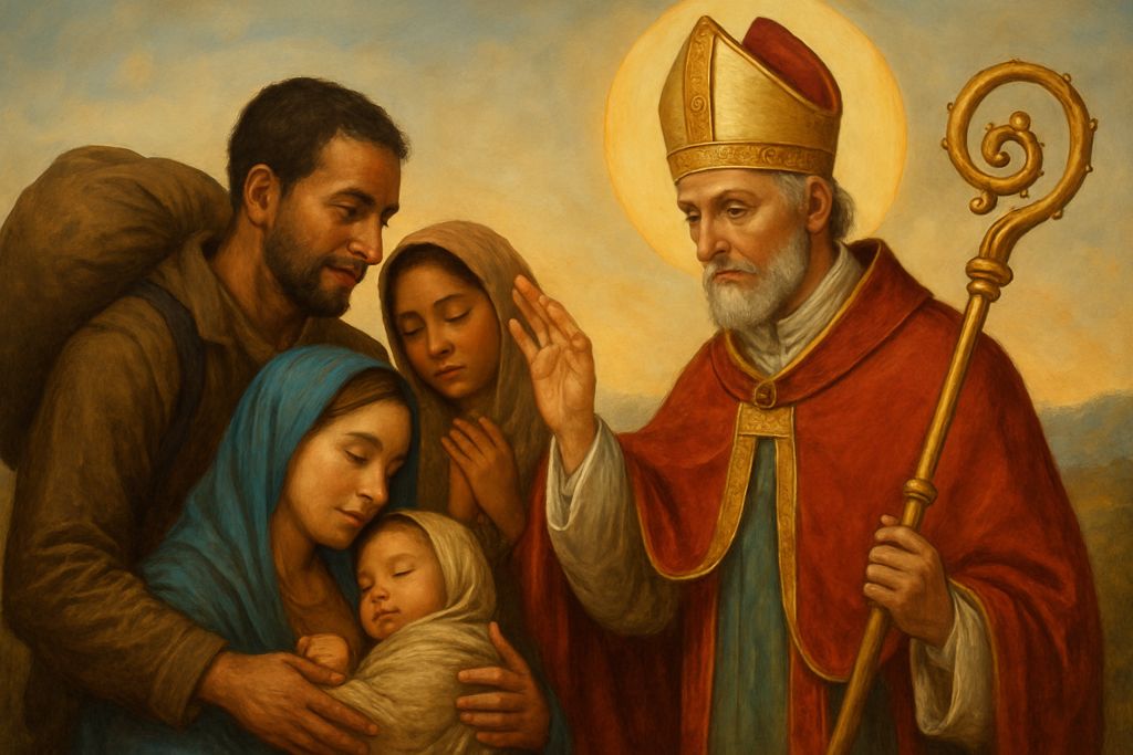 Esame di coscienza con San Donato sull'accoglienza degli stranieri