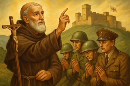 Benedizione con San Giovanni da Capestrano per chi difende la Patria