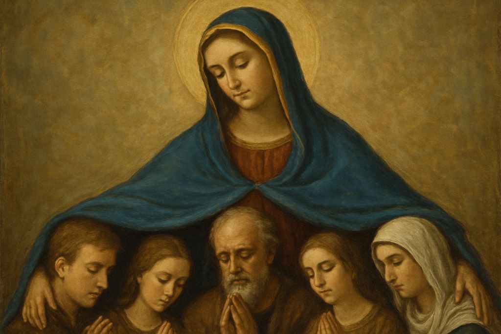 Atto di affidamento alla Madonna, Regina delle Vittorie, con San Giovanni da Capestrano