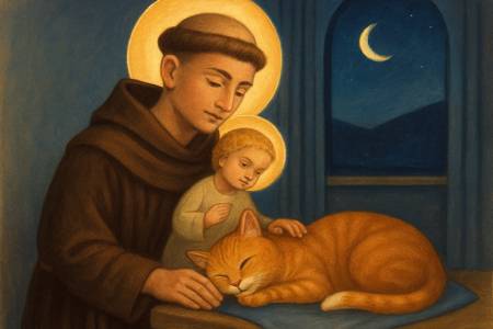 Preghiera a San Antionio da Padova per la Guarigione della Gatta Luna