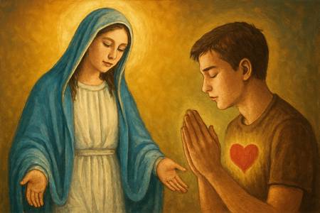 Supplica a Maria Vergine, Tutta Bella, per la Purezza dei Giovani