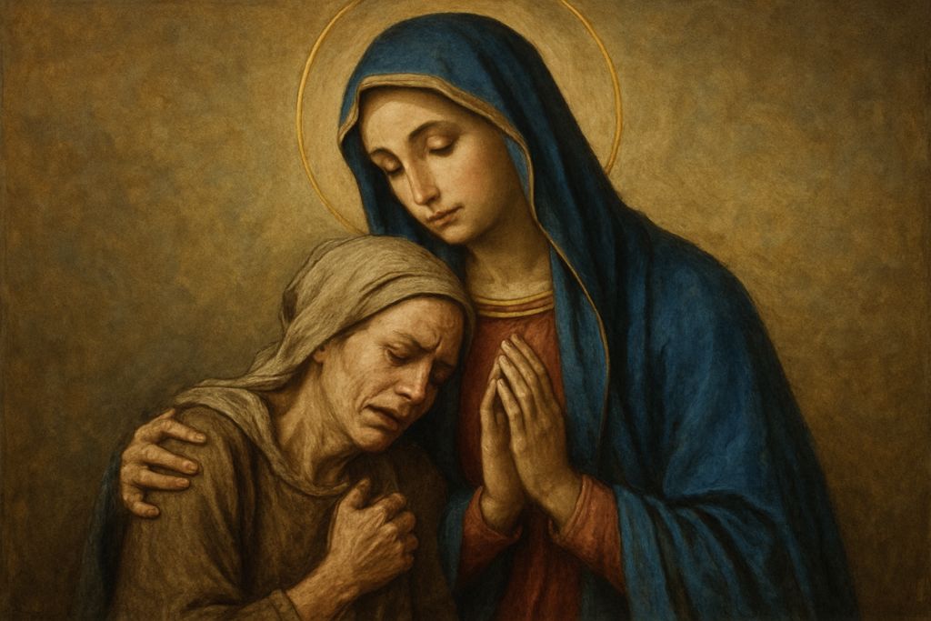 Intercessione a Maria, Consolatrice, per chi è nella Sofferenza