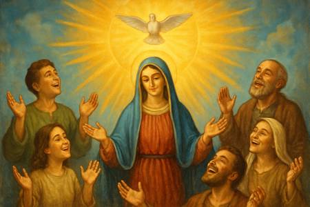 Invocazione a Maria, Causa della nostra letizia, per la Gioia nel cuore