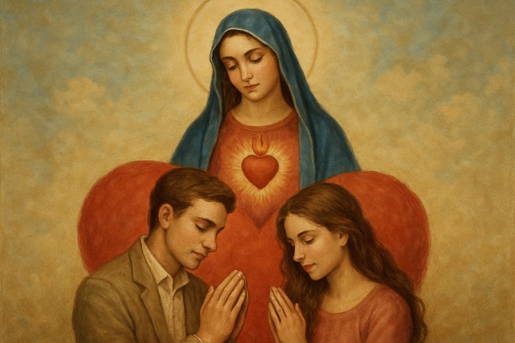 Preghiera dei Fidanzati a Maria Vergine per un amore puro